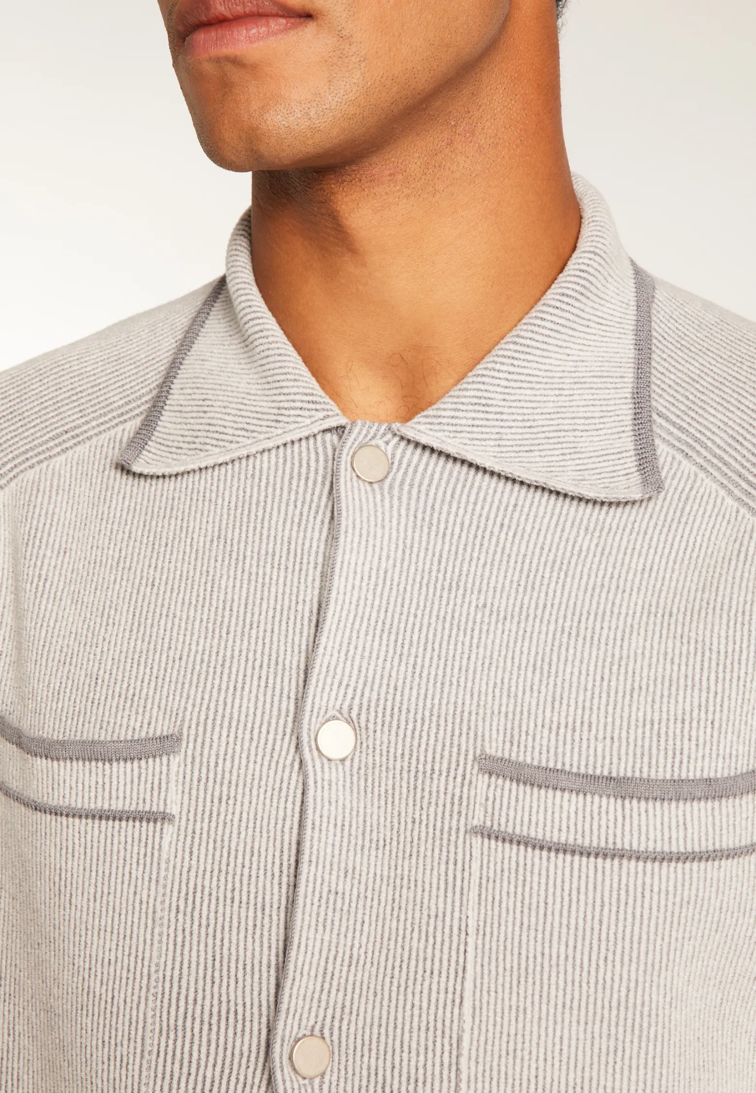 Montagut Unisex velvet wool overshirt - Timeo