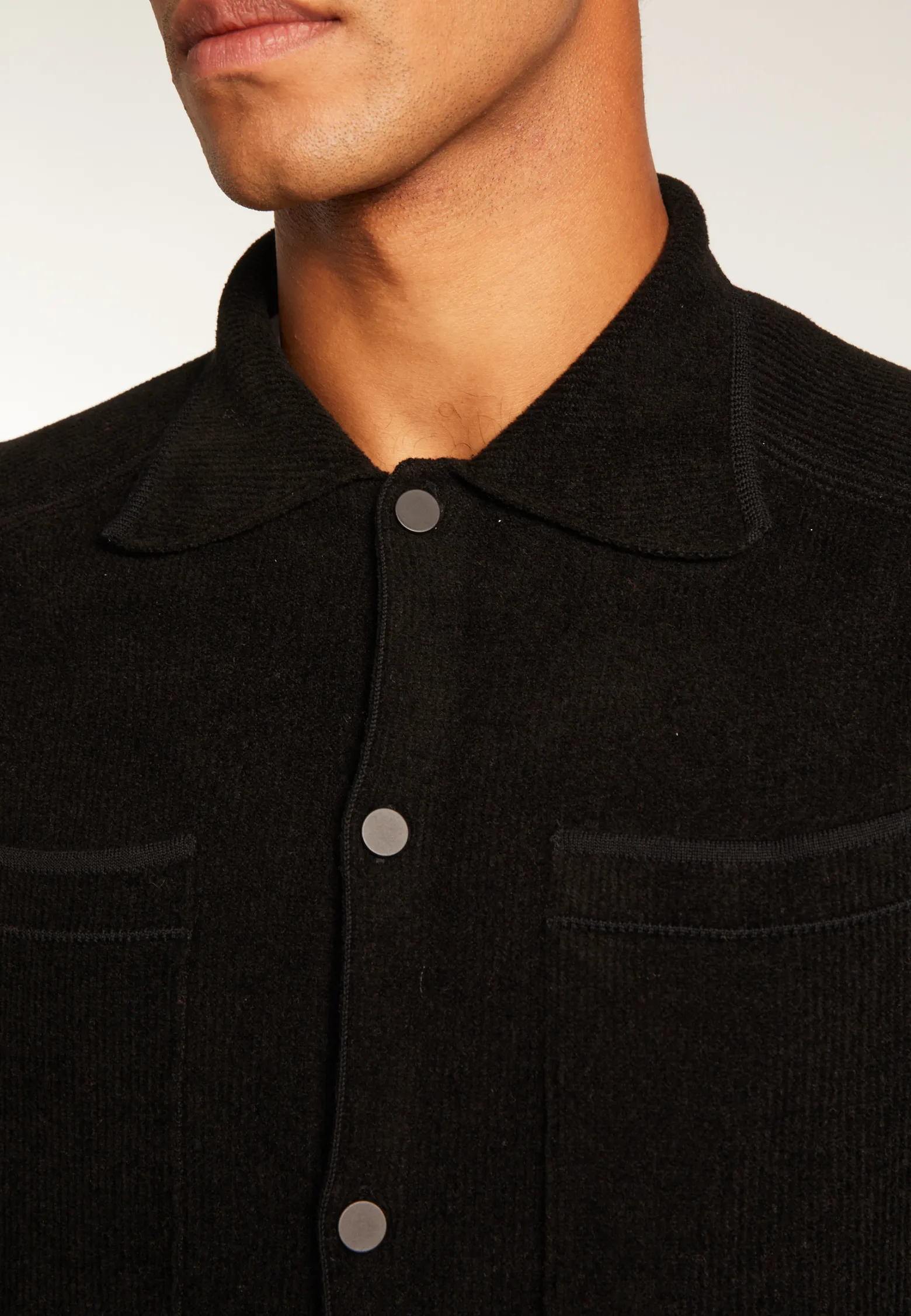 Montagut Unisex velvet wool overshirt - Timeo