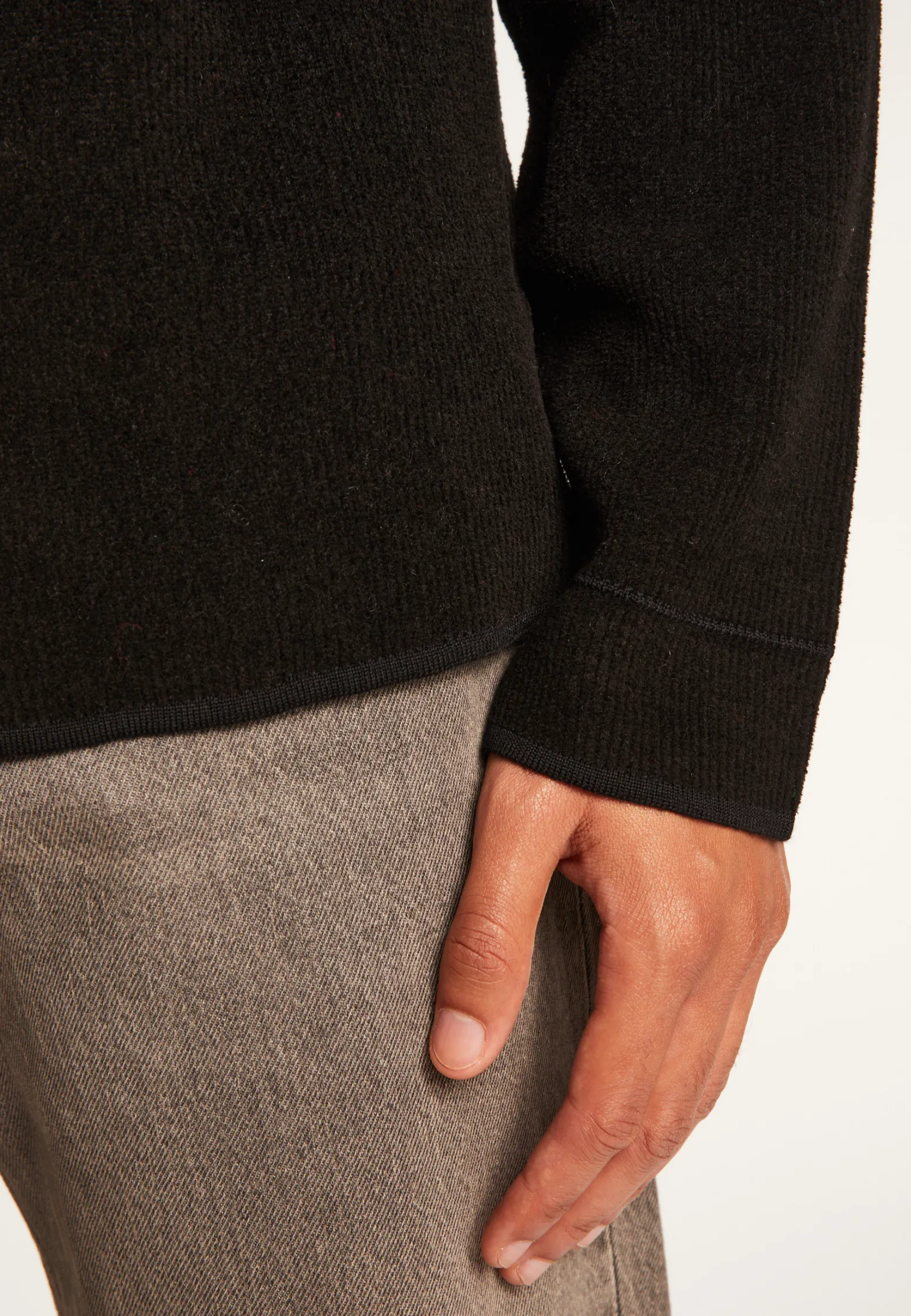 Montagut Unisex velvet wool overshirt - Timeo