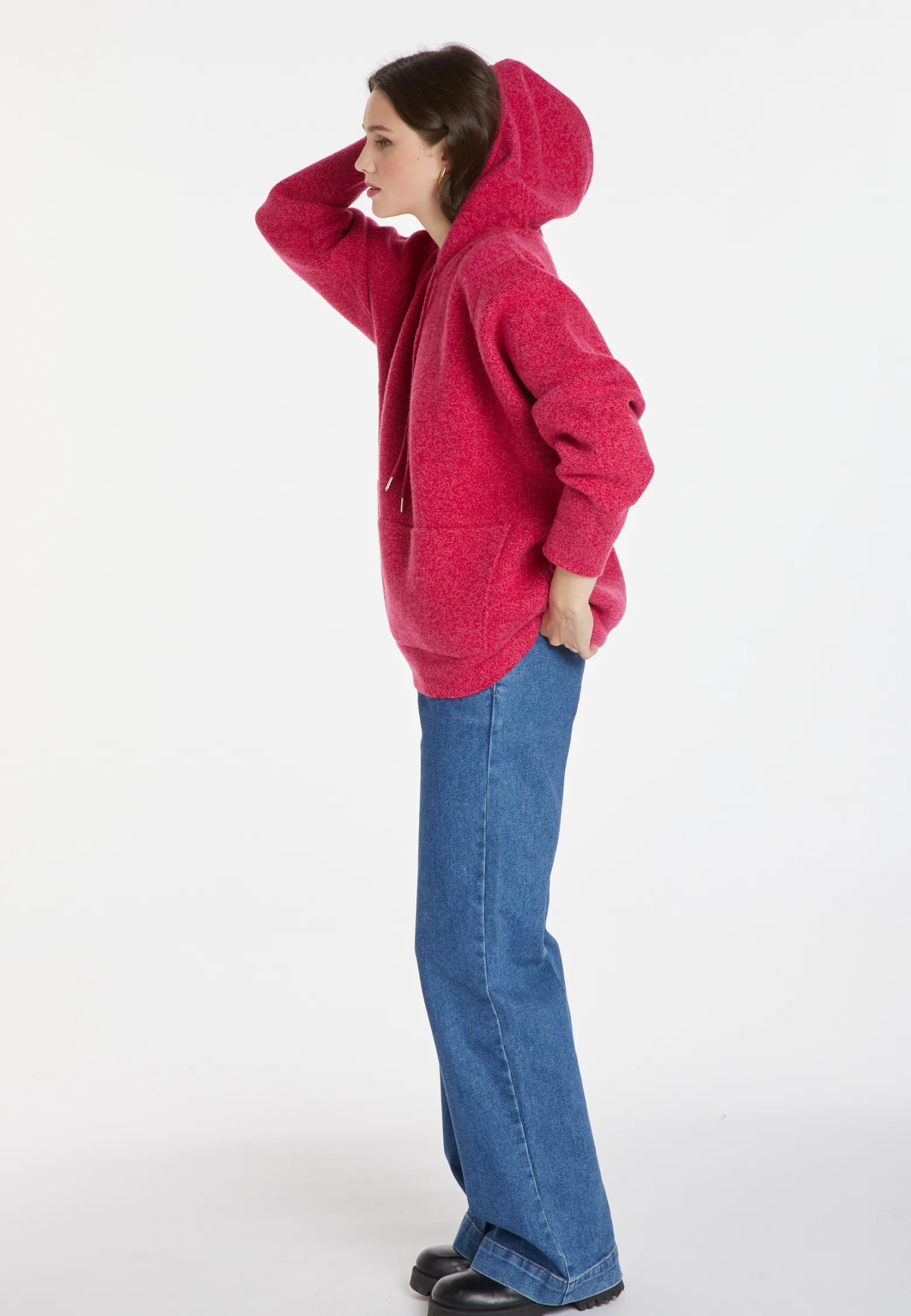 Montagut Unisex wool and cashmere hoodie - Fabio