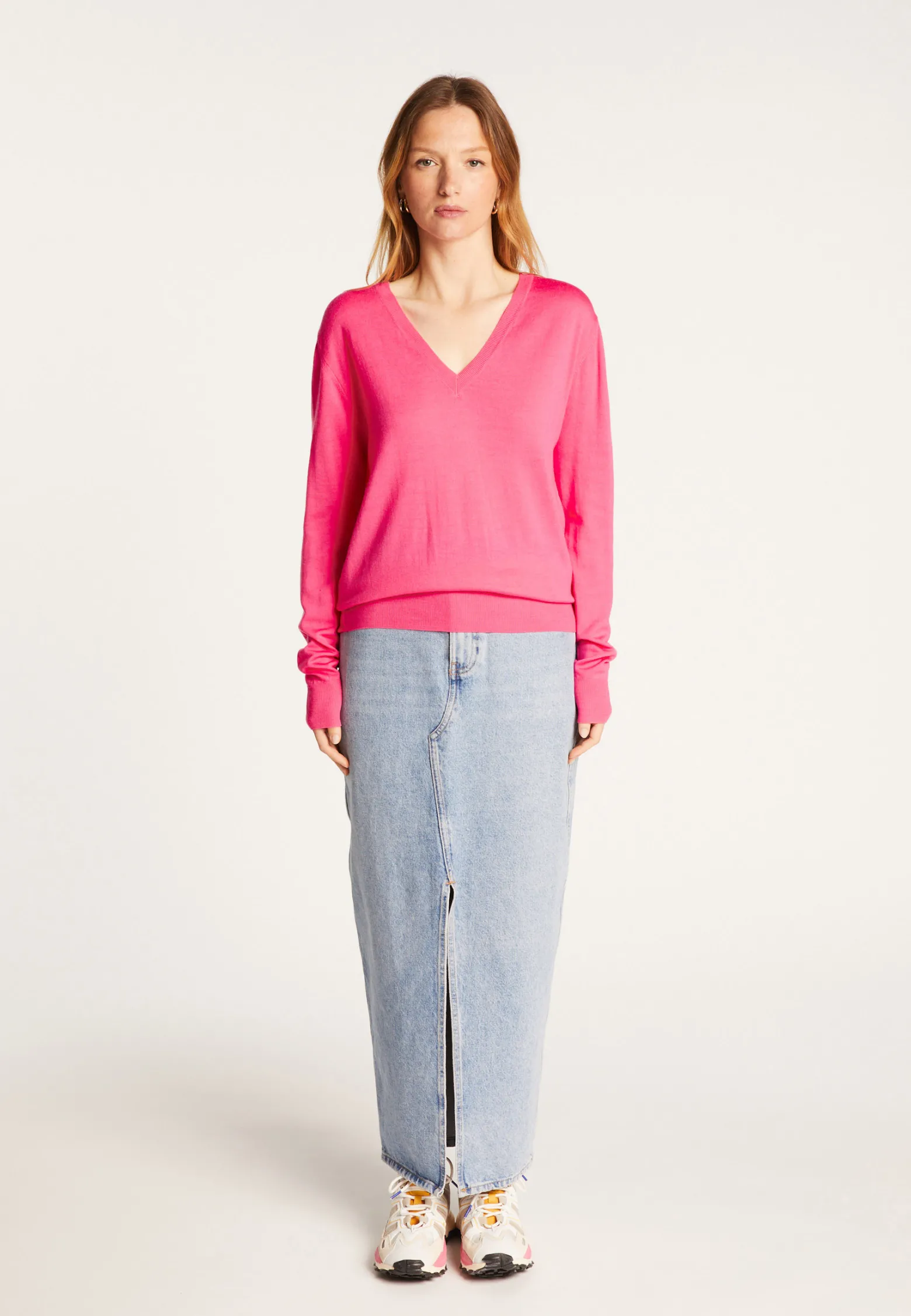 Montagut V-neck merino wool sweater - Arya
