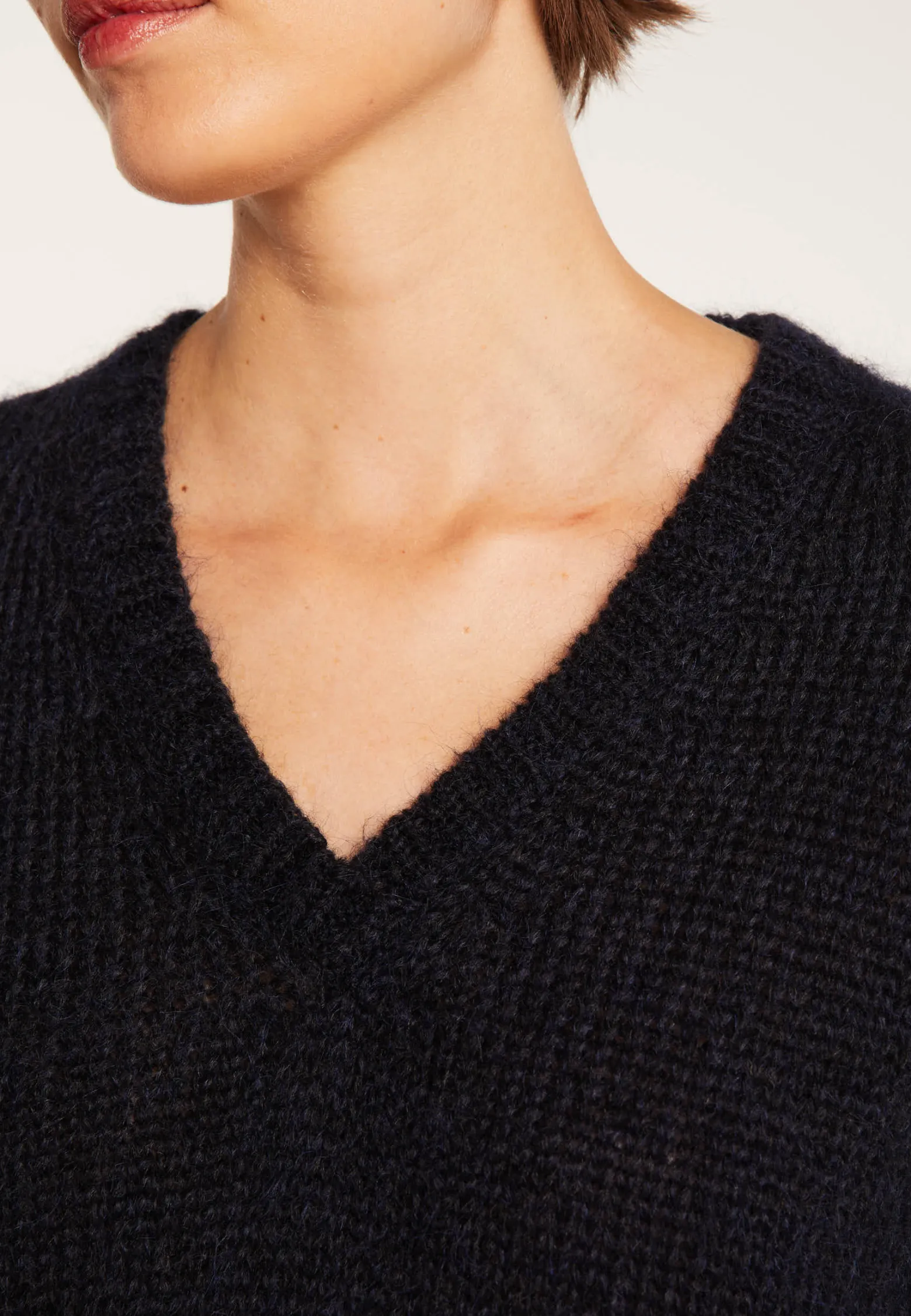 Montagut V-neck mohair sweater - Gracy