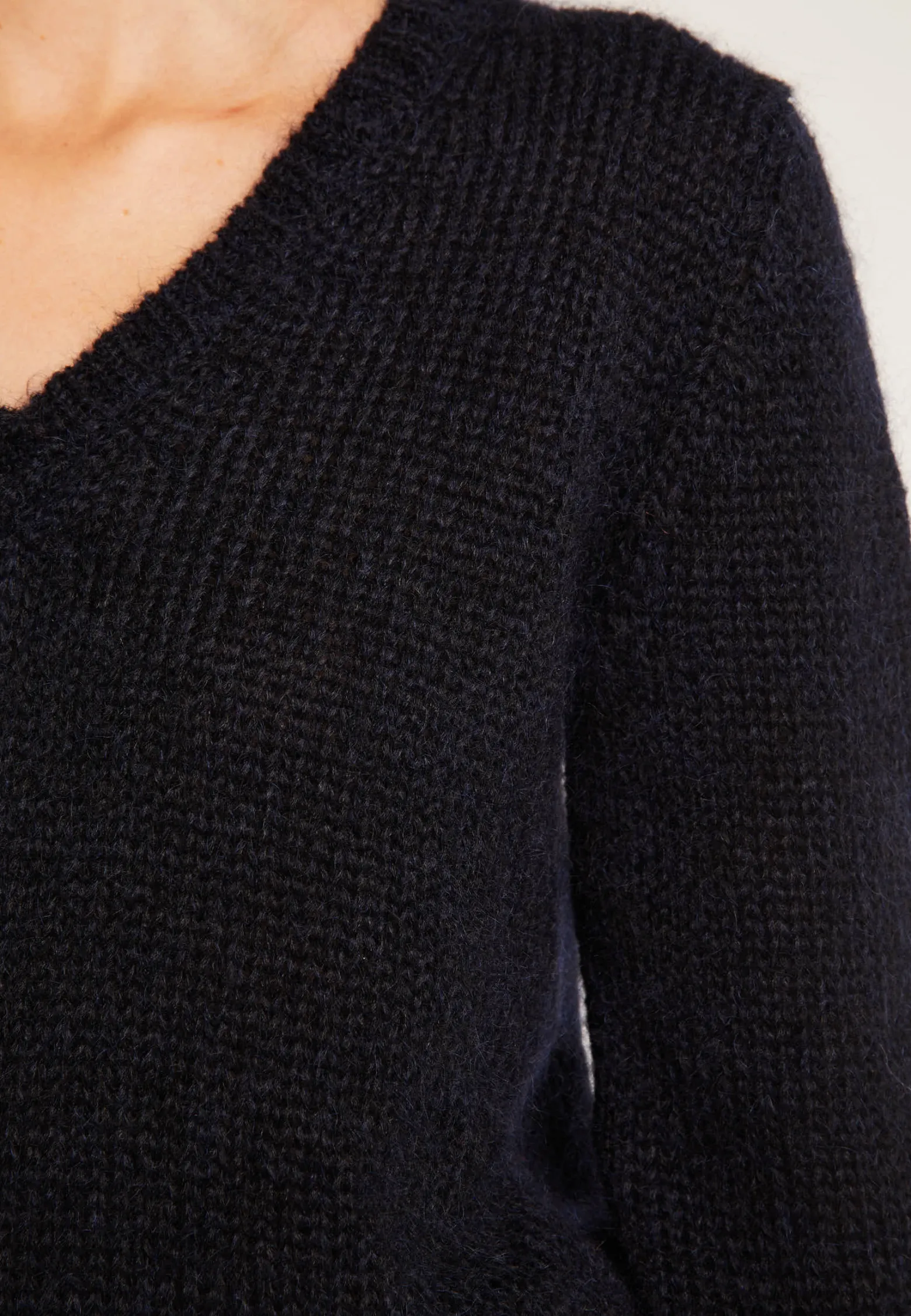 Montagut V-neck mohair sweater - Gracy
