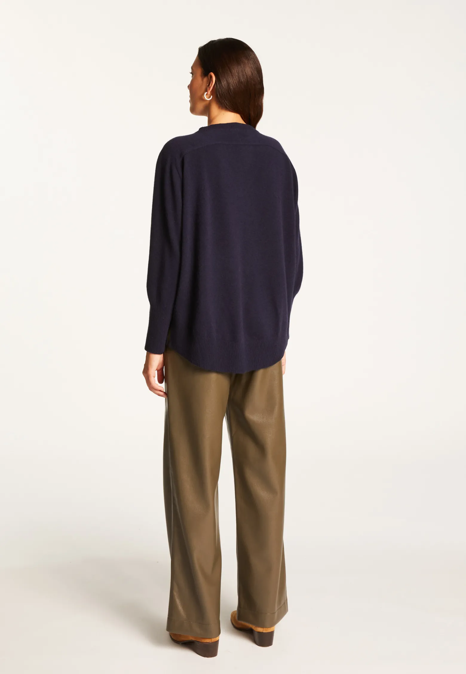 Montagut V-neck sweater in merino wool - Robine