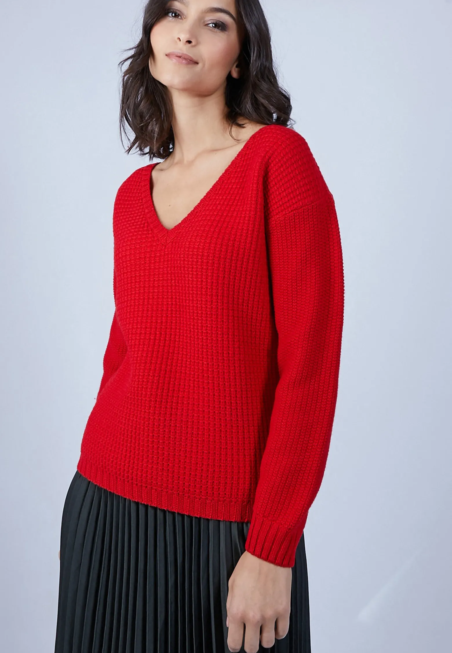 Montagut Women's V-neck jumper - Soizic