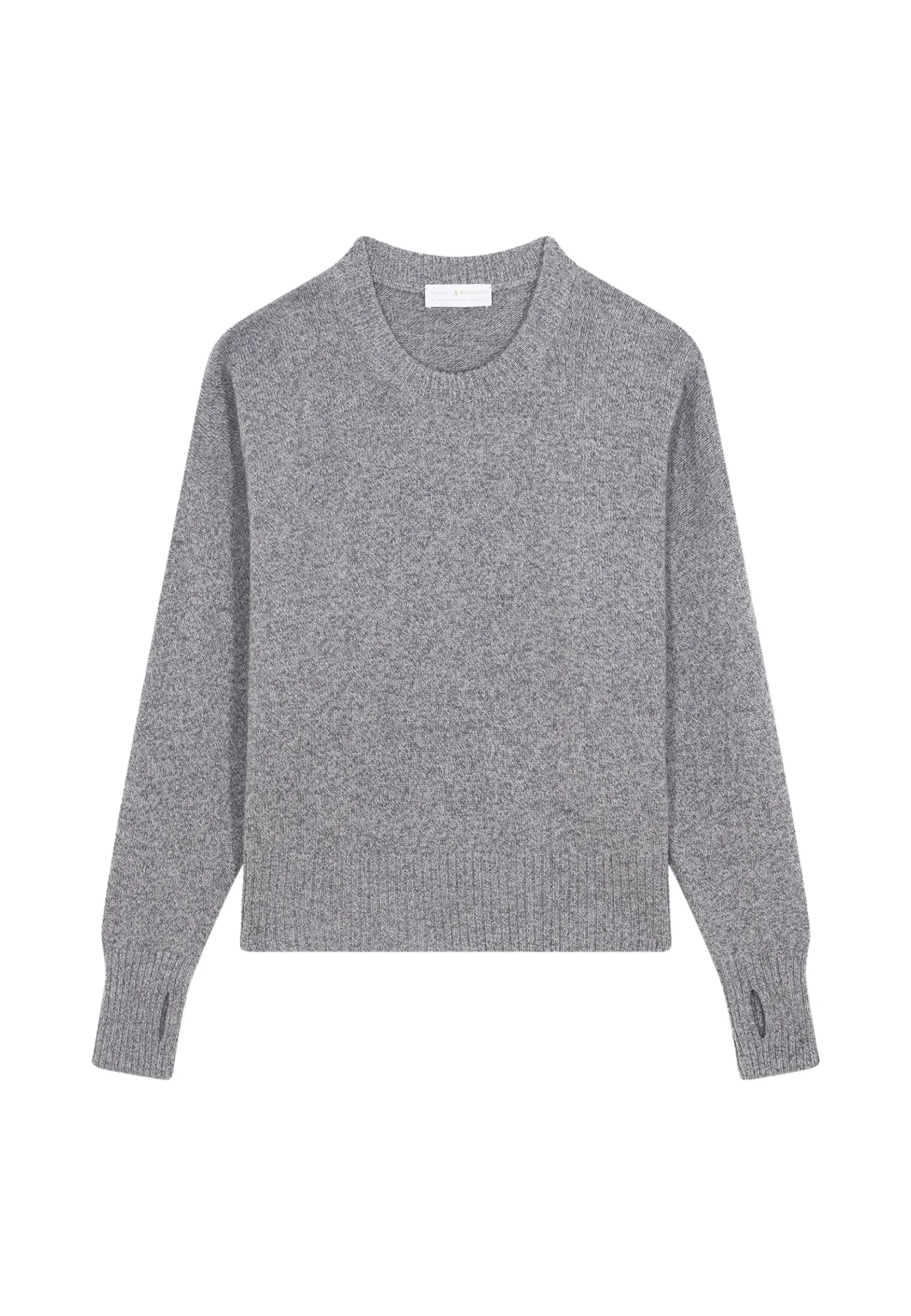Montagut Wool and cashmere mitten-sleeved round-neck sweater - Gemma