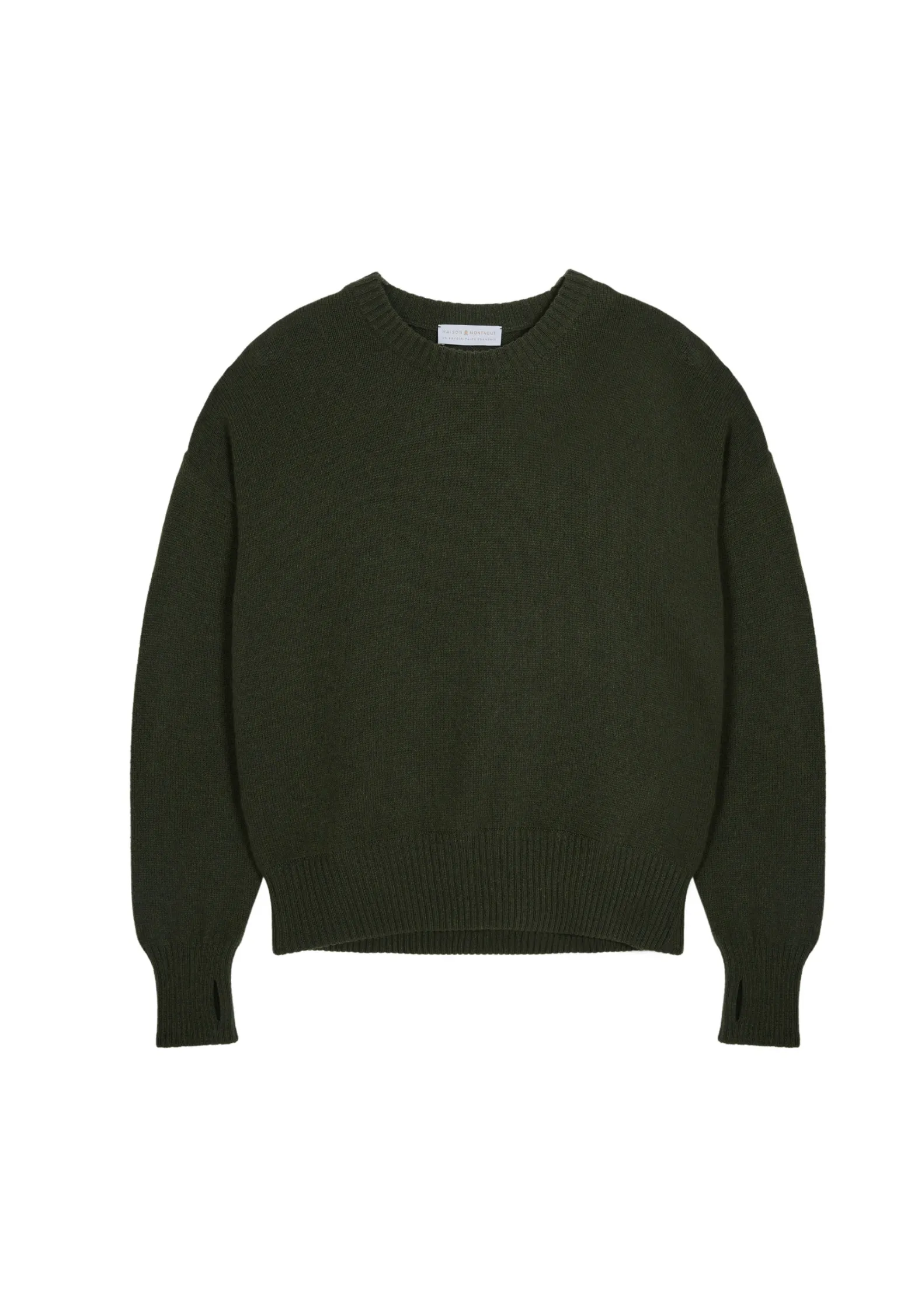 Montagut Wool and cashmere mitten-sleeved round-neck sweater - Gemma