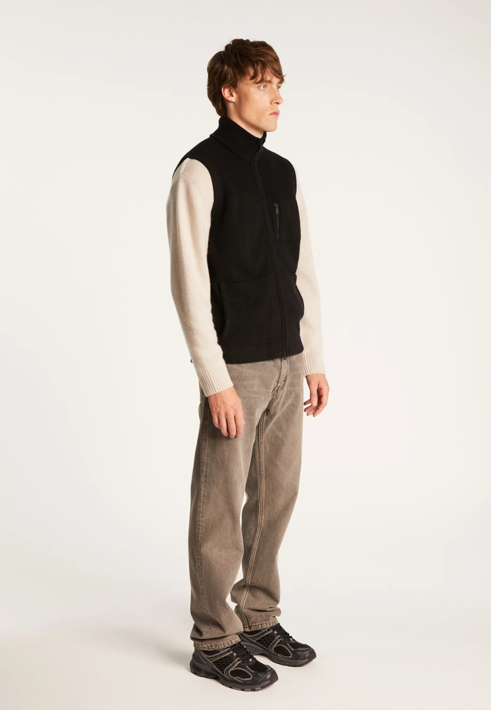 Montagut Wool and cashmere sleeveless jacket - Thula
