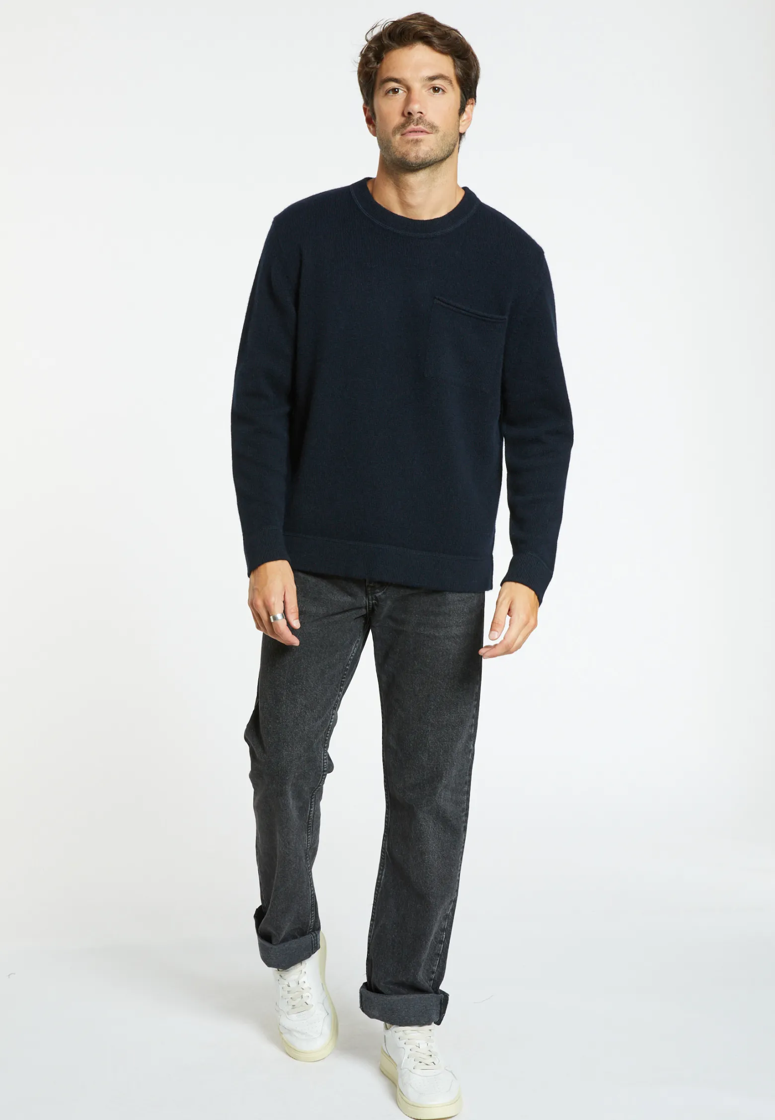 Montagut Wool and cashmere sweater with pocket - Tylan