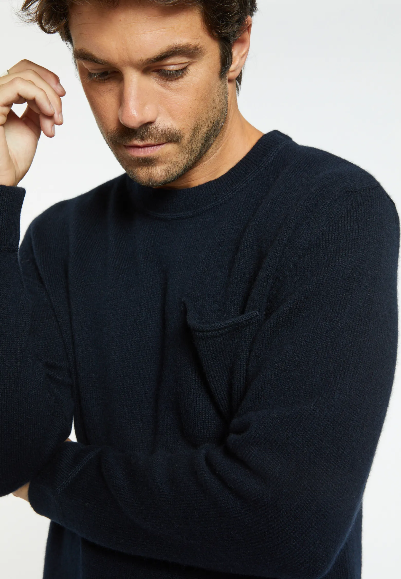 Montagut Wool and cashmere sweater with pocket - Tylan