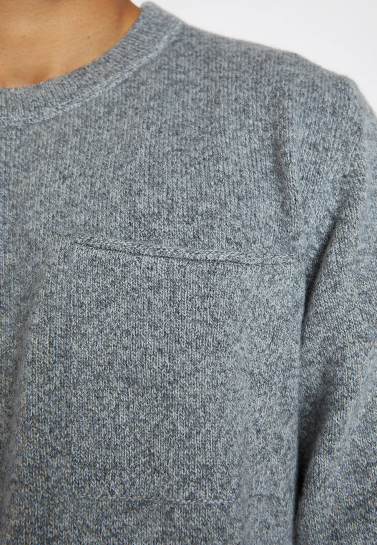 Montagut Wool and cashmere sweater with pocket - Tylan