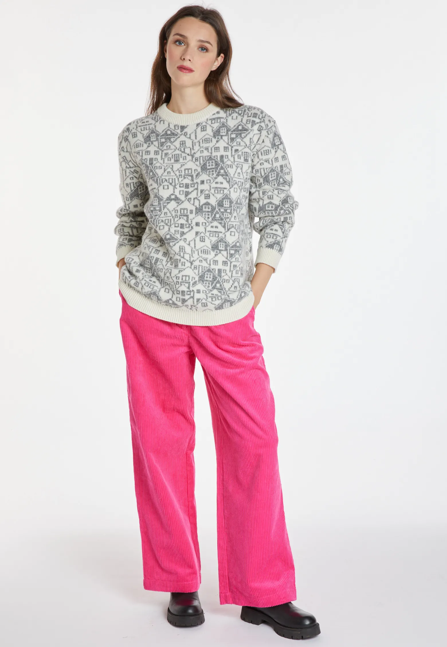 Montagut Wool and cashmere unisex sweater - Swann