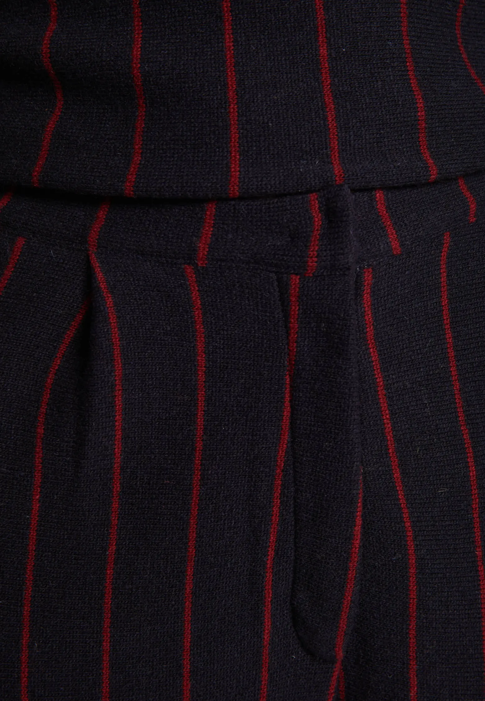 Montagut Wool and cotton trousers with tennis stripes - Lydie