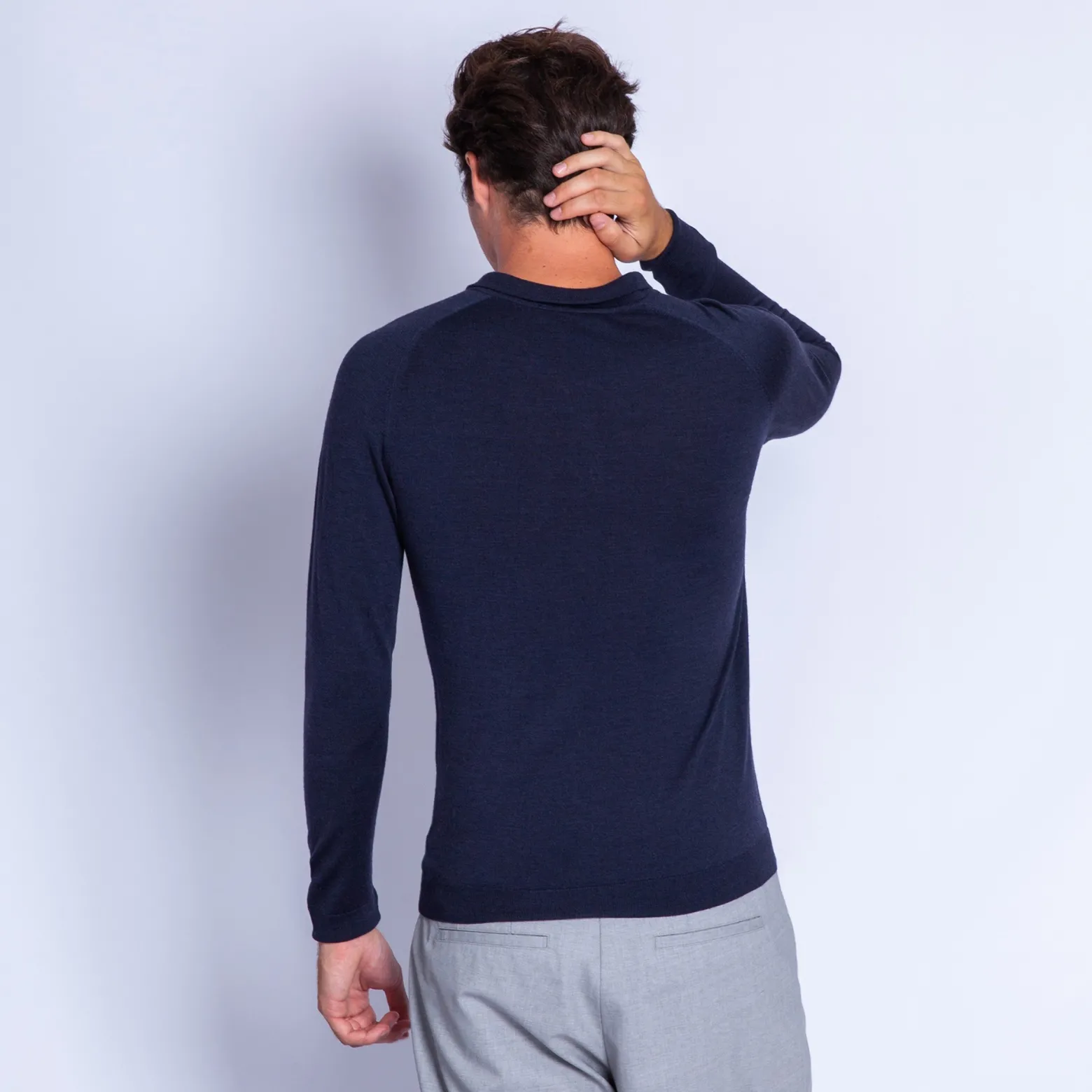 Montagut Wool and silk polo - Ferat