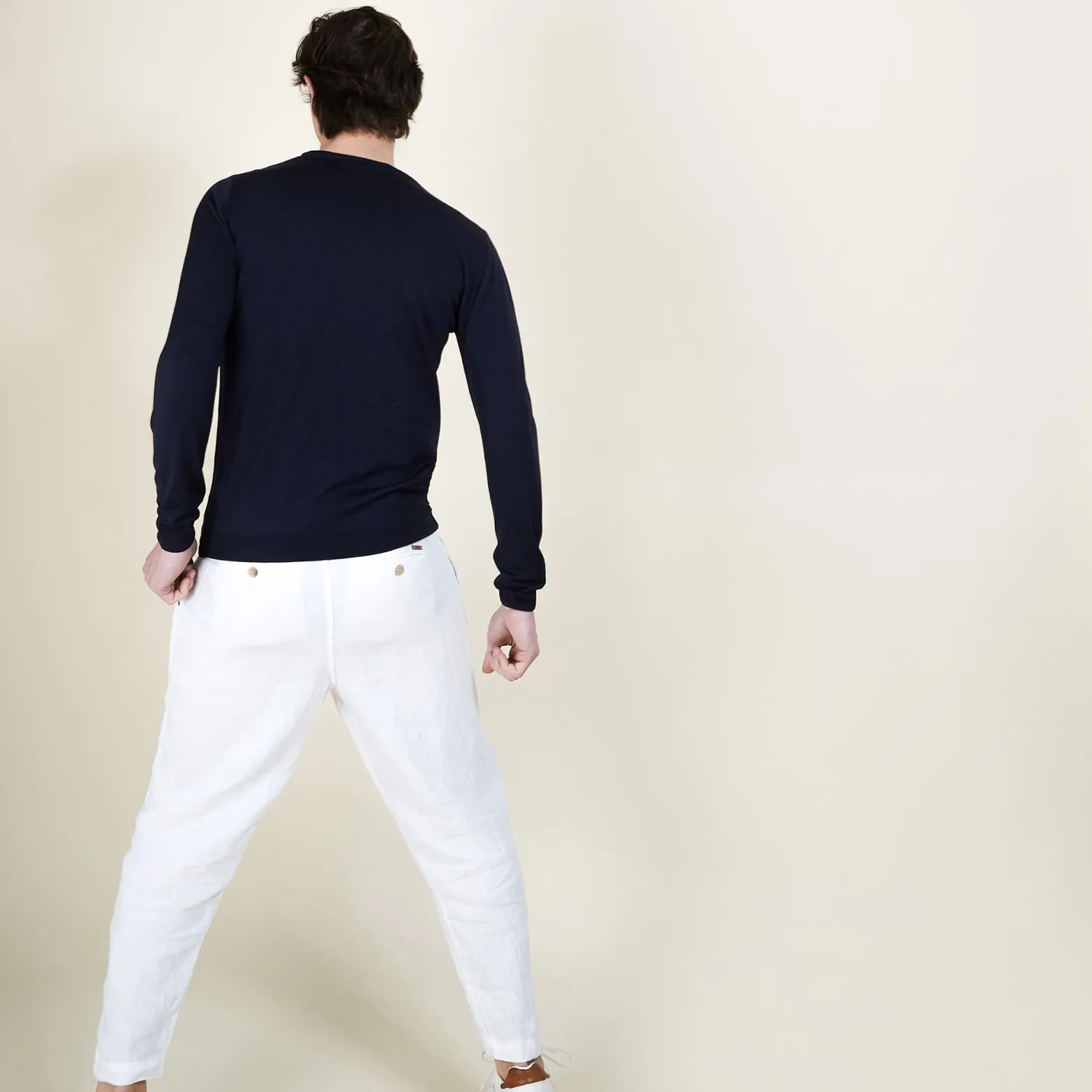 Montagut Wool and silk round neck sweater - Barsam