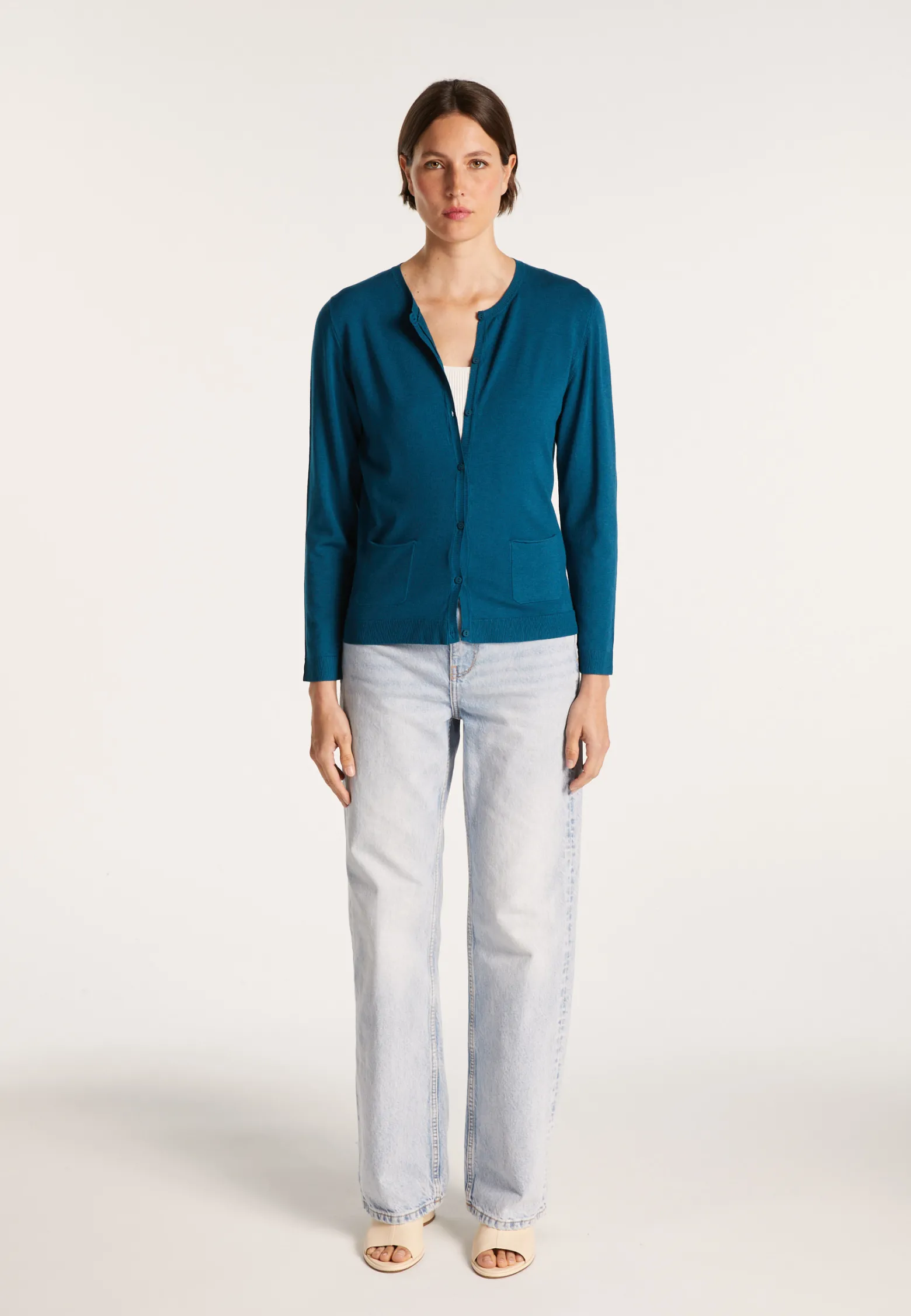 Montagut Wool and viscose cardigan - Athènes