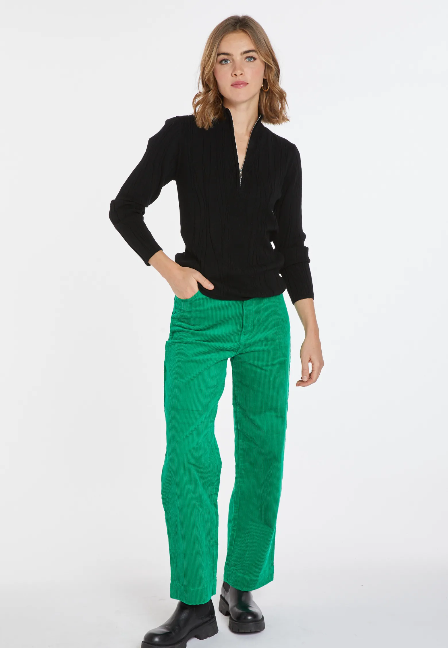 Montagut Wool blend zip-neck sweater - Cacilda