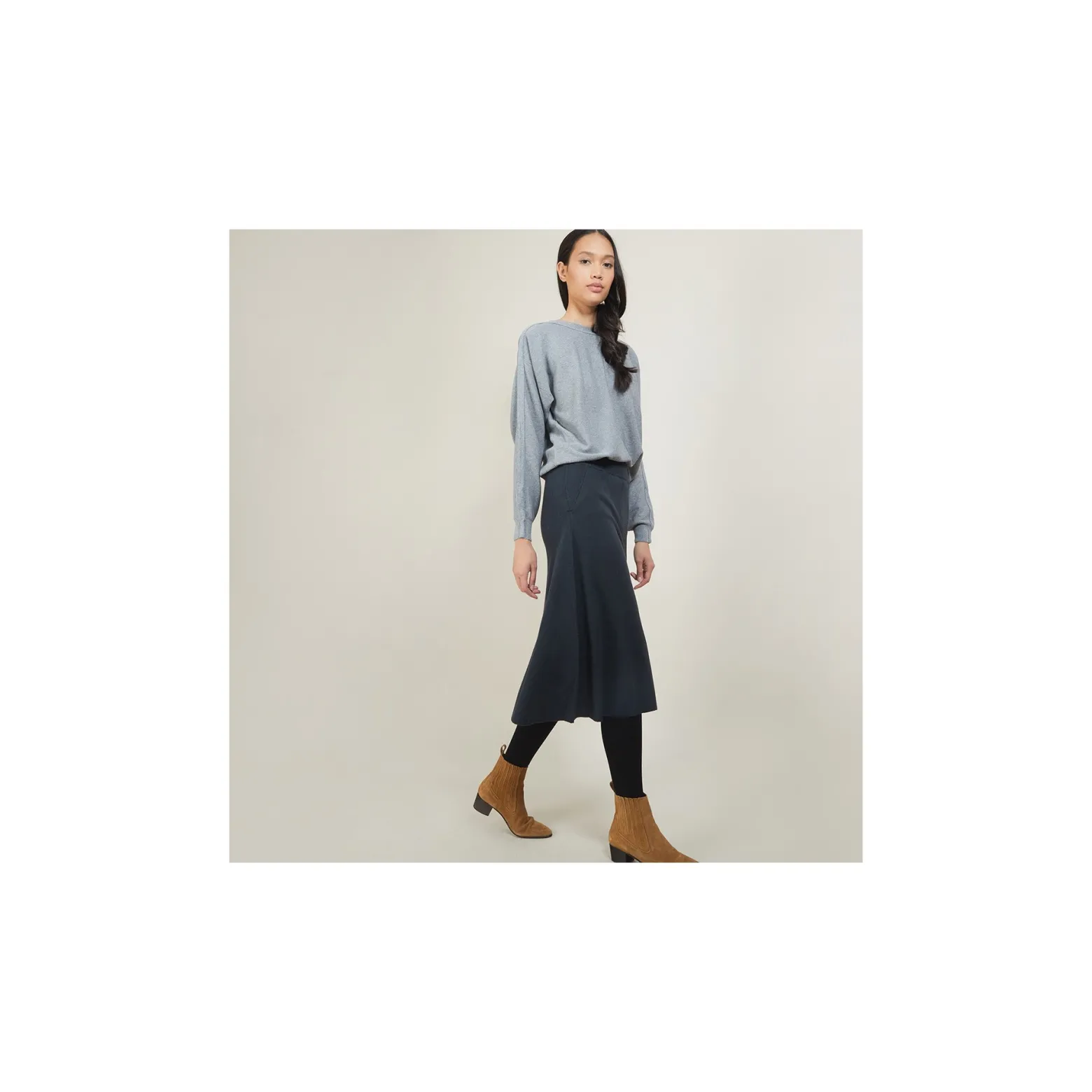 Montagut Wool skirt with pockets - Gracia