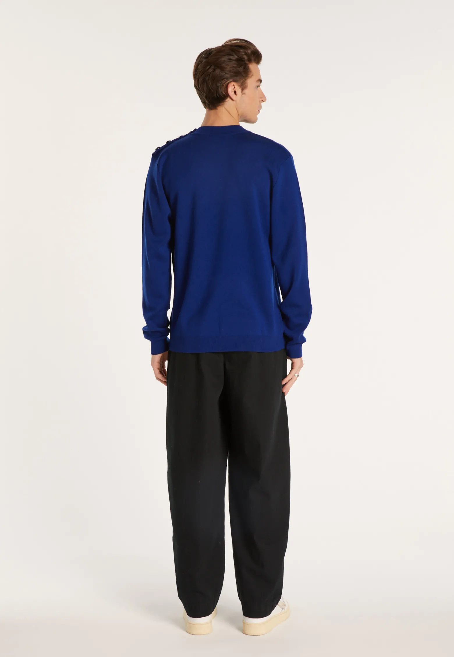 Montagut Wool sweater with buttons - Legende