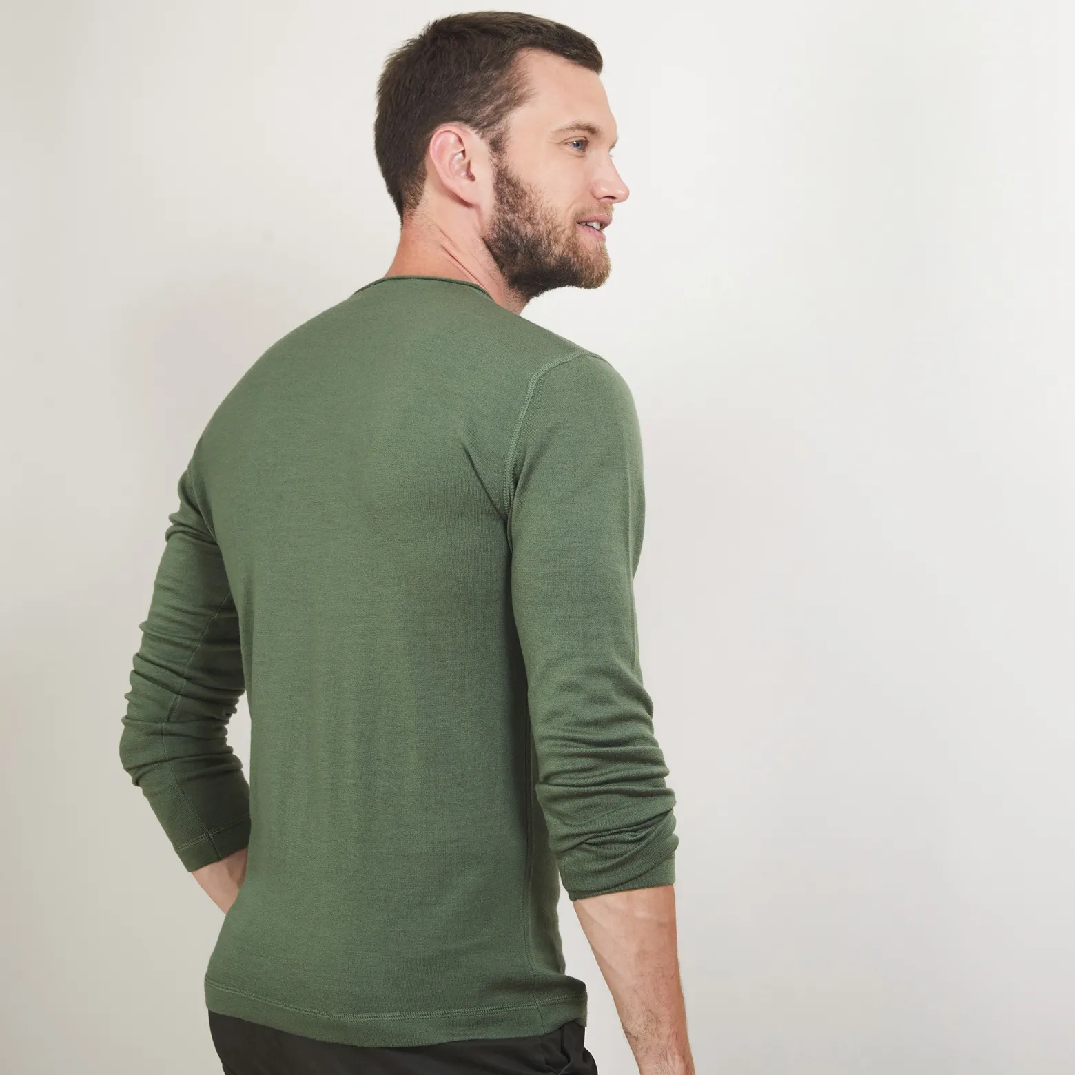 Montagut Wool sweater with Tunisian collar - Bono