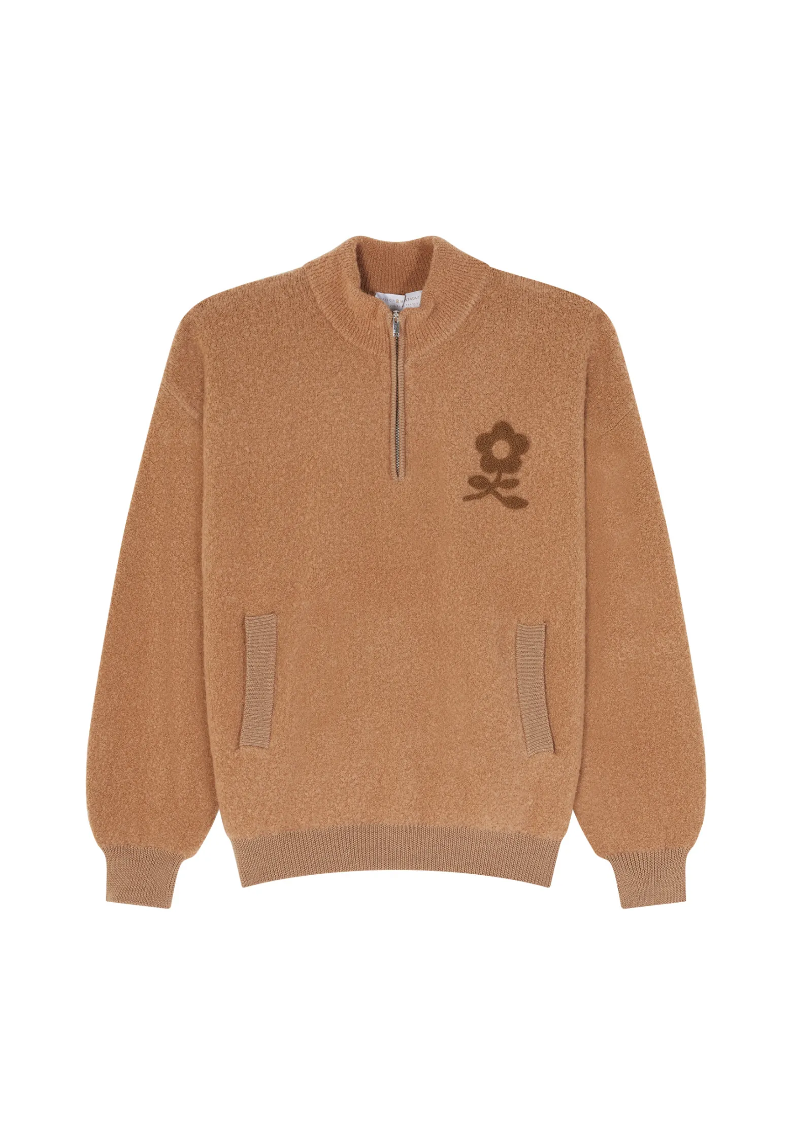 Montagut Wool zip-neck sweater - Sullivan