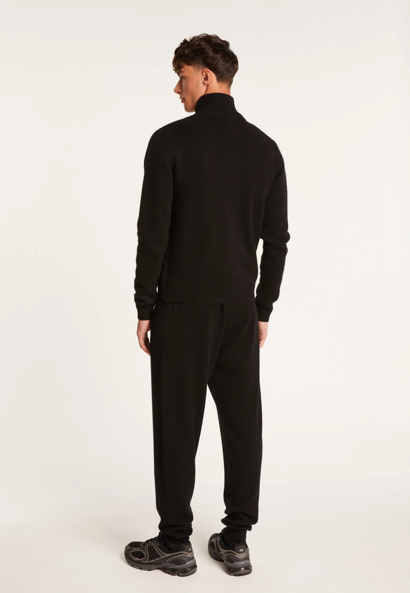 Montagut Zipped cardigan made of 4-ply cashmere - Balthazar