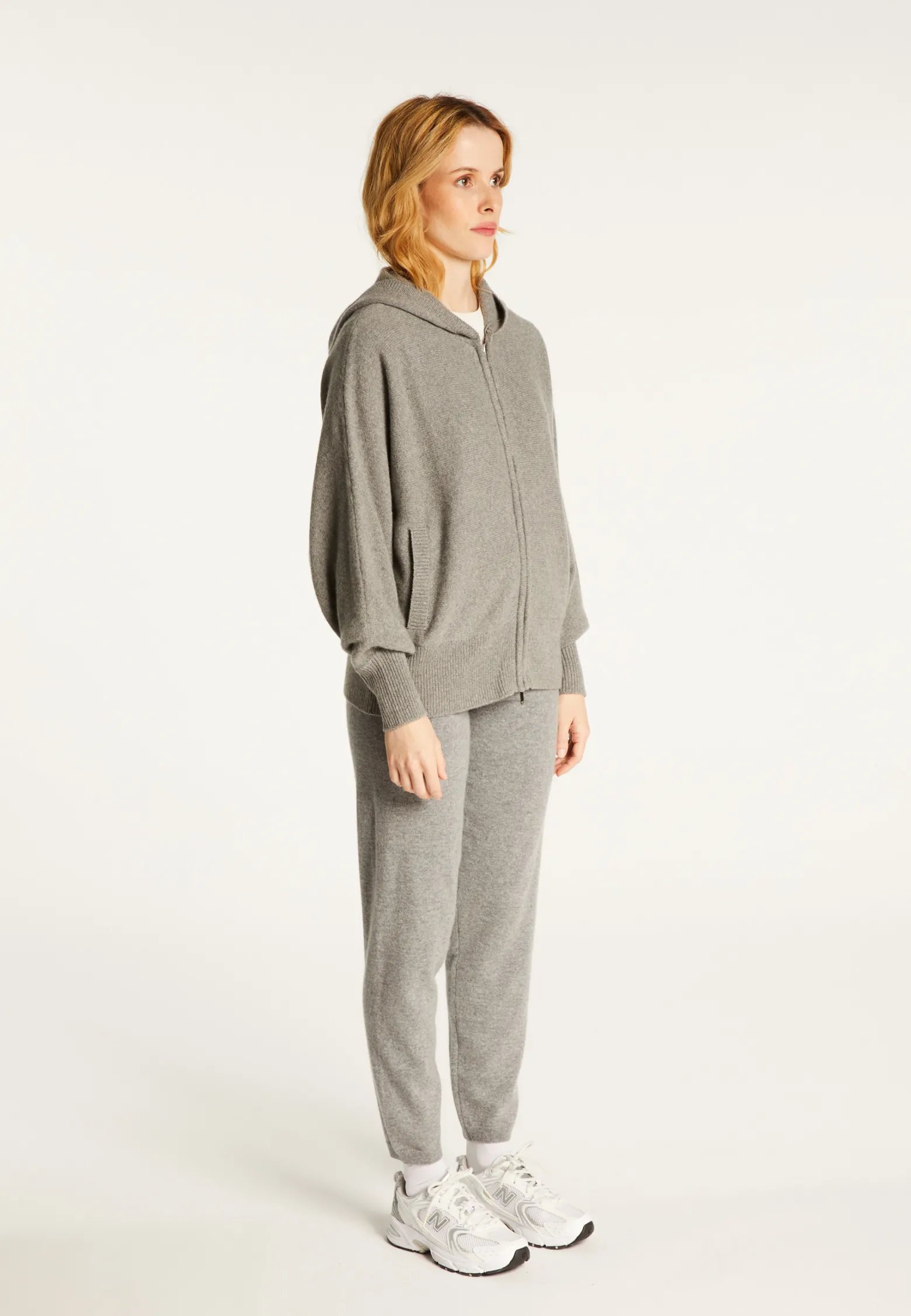 Montagut Zipped cashmere blend hooded cardigan - Albin