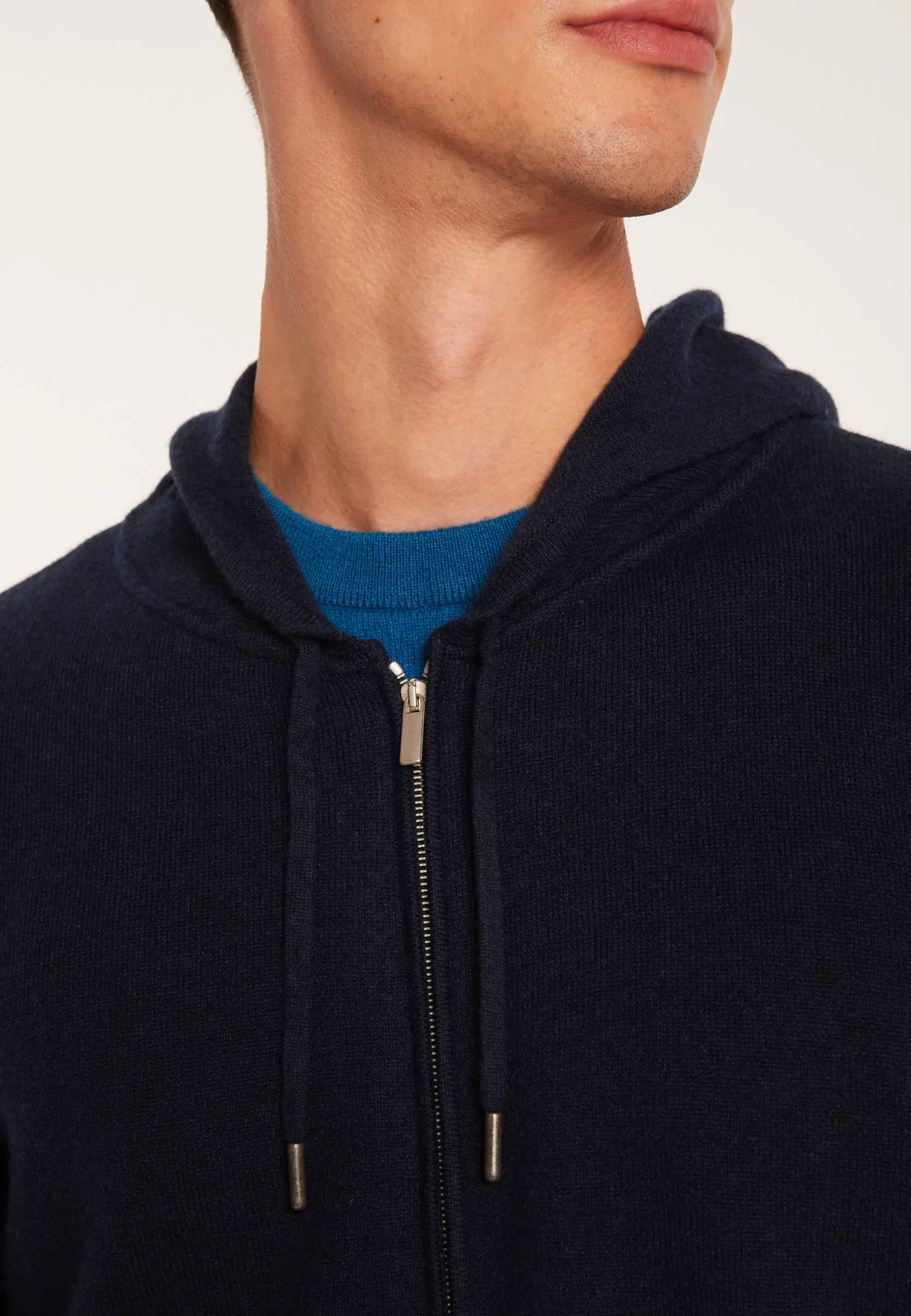 Montagut Zipped cashmere hooded jacket - Emilien