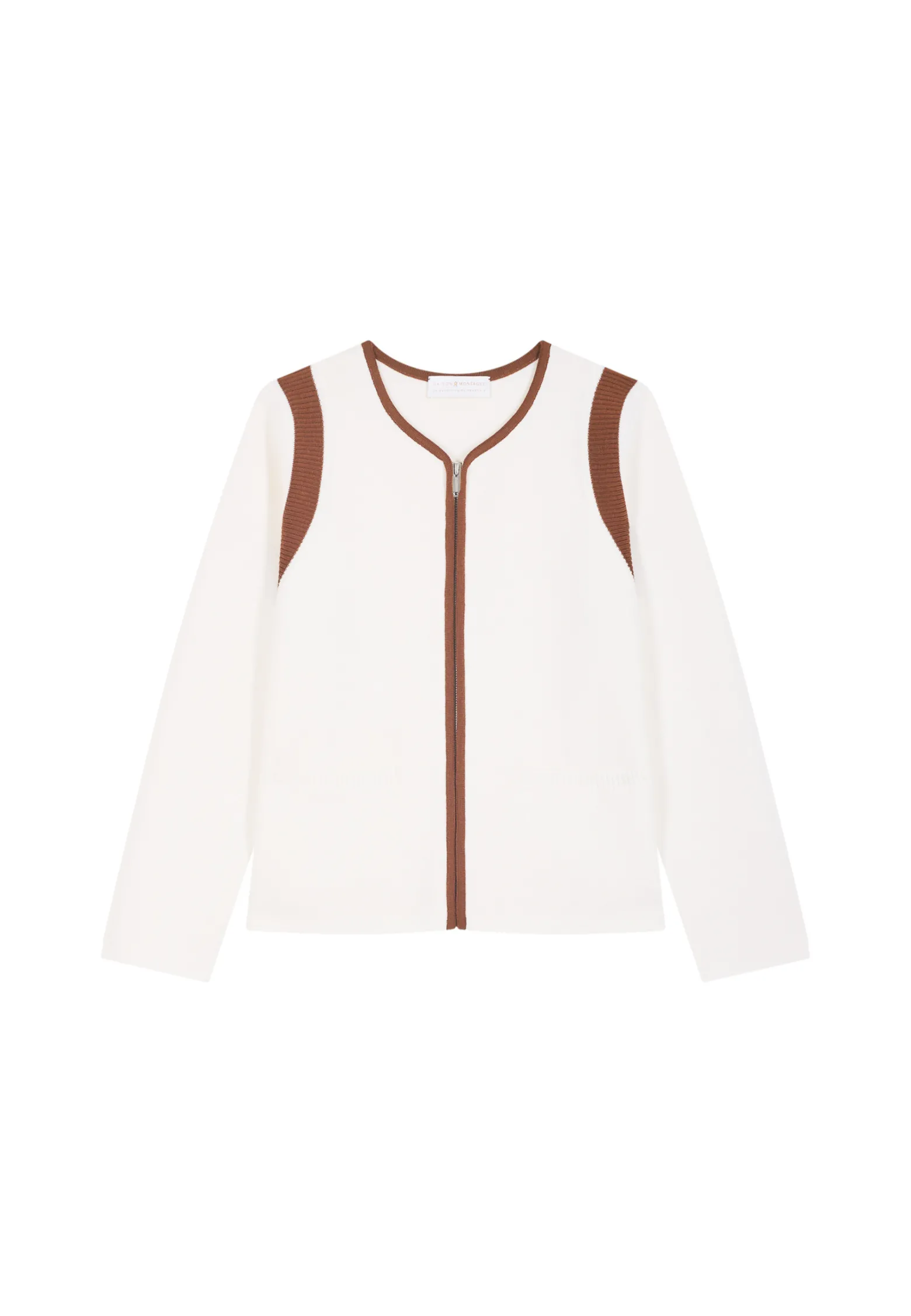 Montagut Zipped jacket in merino wool - Reine
