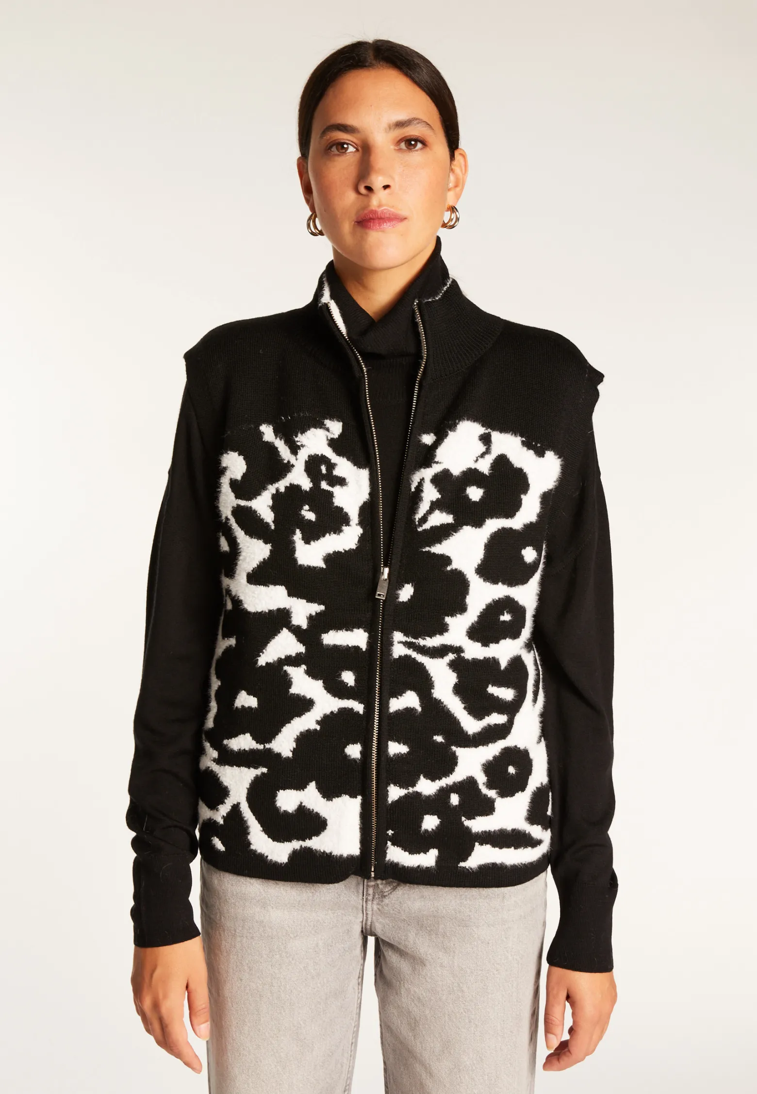 Montagut Zipped sleeveless wool jacket - Ruth