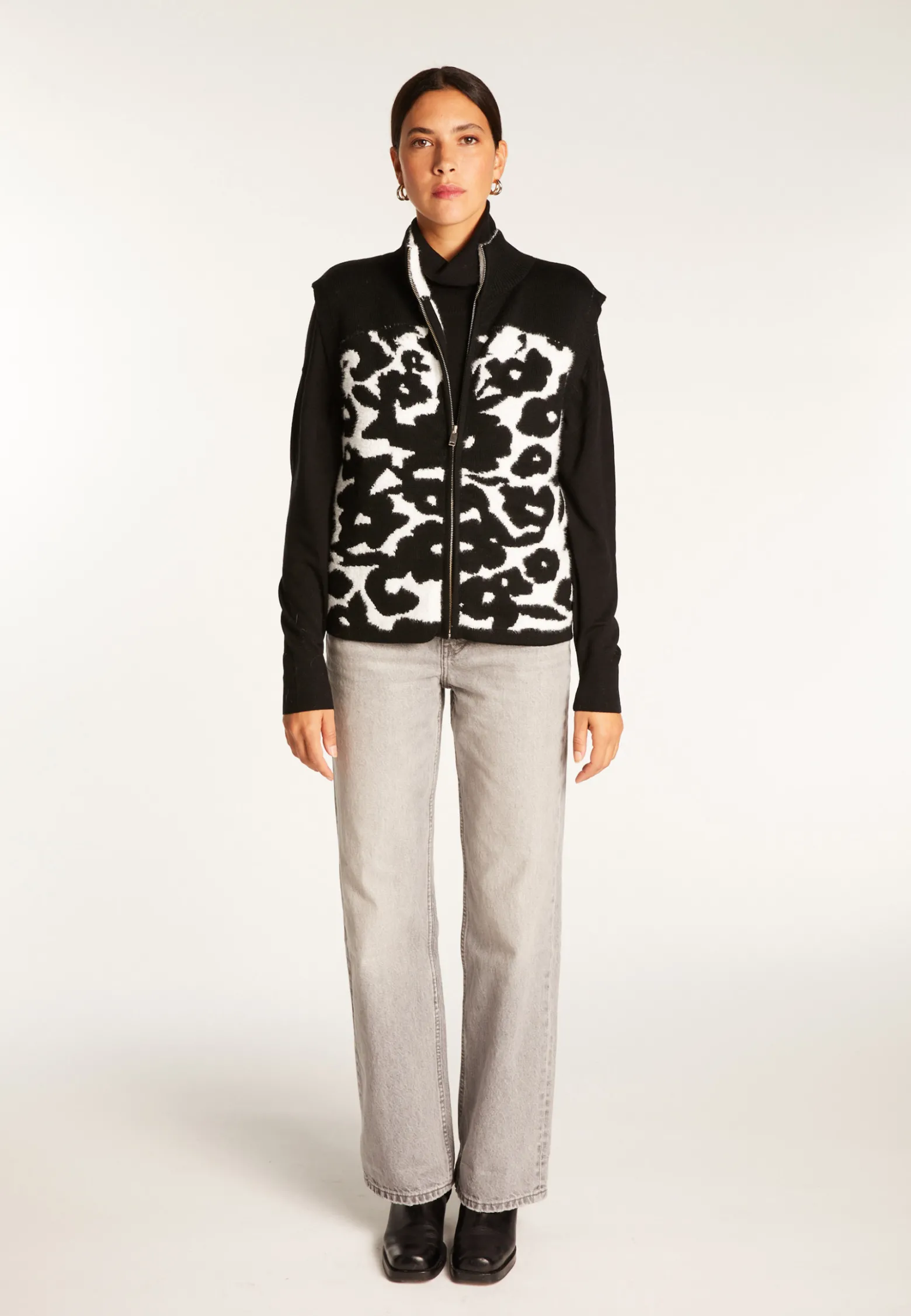 Montagut Zipped sleeveless wool jacket - Ruth