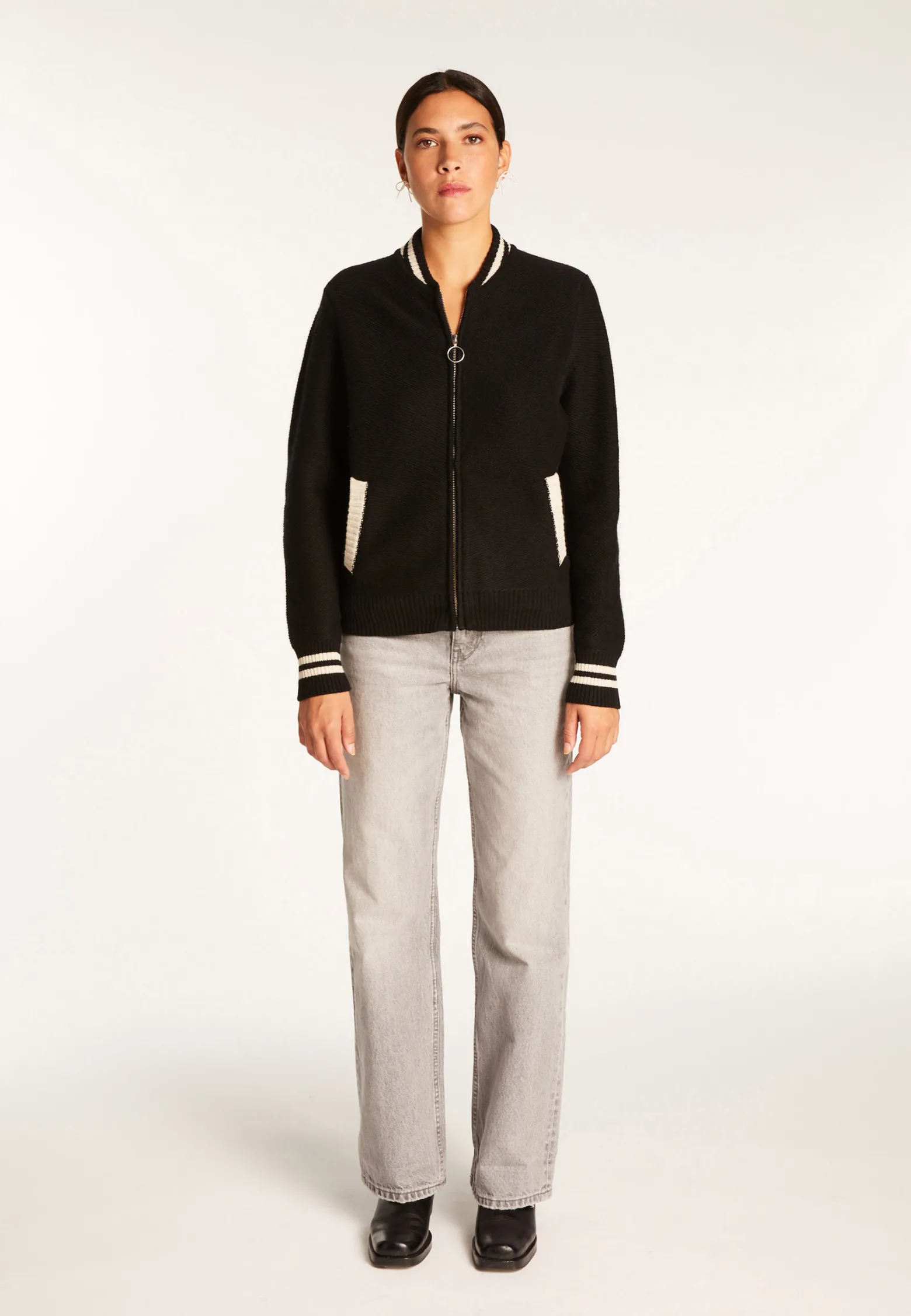 Montagut Zipped wool and cashmere jacket - Rabia