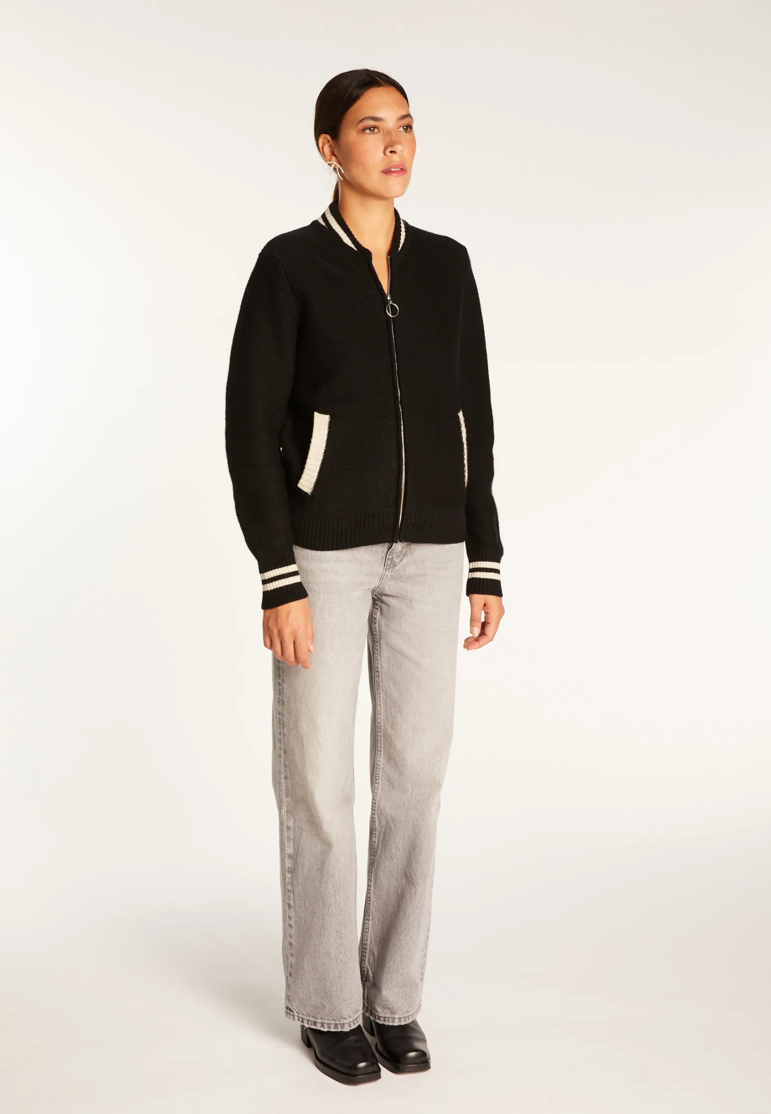 Montagut Zipped wool and cashmere jacket - Rabia